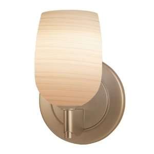   Wall Sconce 100372CH Chrome White Texture Glass