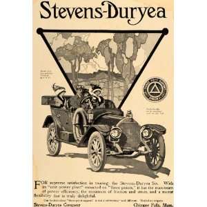  1911 Ad Stevens Duryea Co Six Cylinder Torpedo 45.8 HP 