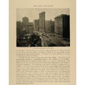  1924 Print Fifth Avenue South from Madison Square NYC 
