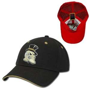 Wake Forest Demon Deacons NCAA Dobby Flex Baseball Cap (Black) (Large 