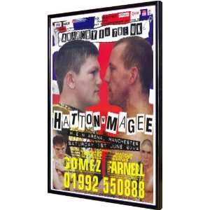  Ricky Hatton vs. Eamonn Magee 11x17 Framed Poster