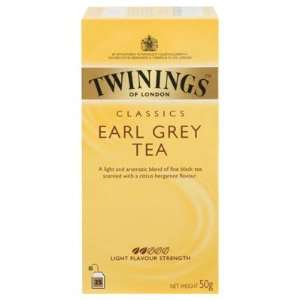   Earl Grey Tea a Light and Aromatic Blend of Fine Black Tea (2 G Sachet