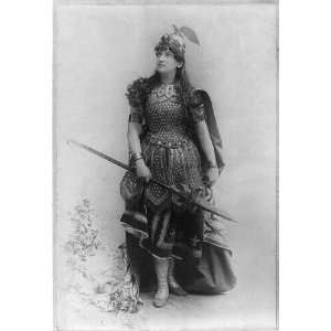  Woman dressed as Wagnerian heroine,Burnhilde,c1898