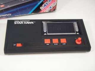 Mattel Space Combat 1981 Star Hawk Electronic Handheld Game Original 