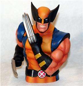 WOLVERINE Logan X MEN Marvel Superhero BUST COIN BANK  