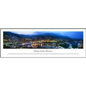  Monte Carlo, Monaco Panoramic View Framed Print