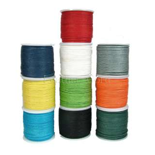 PICK ANY 1 * WAXED COTTON CORD * ~28 YARDS SPOOL ROLL  