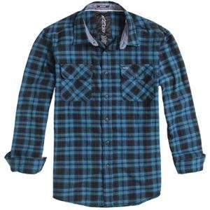  Alpinestars Waco Long Sleeve Shirt   Small/Blue 