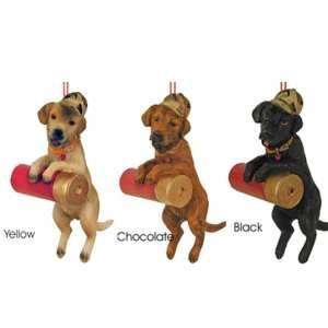  Lab on Gun Shell Christmas Ornaments (set of 3) Sports 