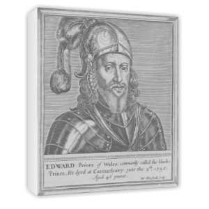  Edward, the Black Prince (engraving) by   Canvas 