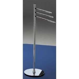  Accessories Three Arm Towel Stand Finish Gold