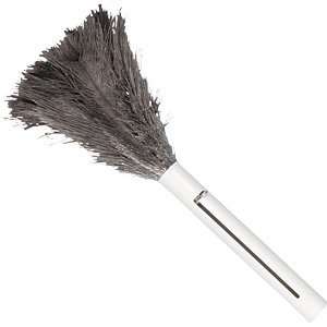 UNISAN  Retractable Feather Duster, Plastic Handle Extends 9 to 14 