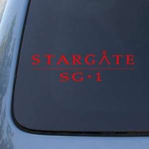 STARGATE SG1   Vinyl Decal Sticker #A1373  Vinyl Color Red