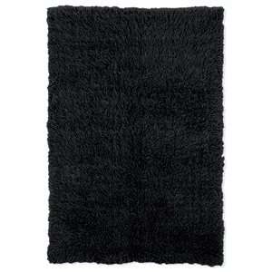  100% Wool Black Flokati Rug 3AR04 (2 x 5) Furniture 