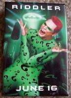 HERE IS A VINTAGE 1995 *THE RIDDLER* JIM CARREY PIN FROM THE MOVIE 