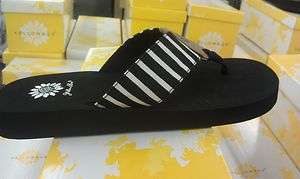 Yellow Box Black Adina flip flop. These are NIB BEST value comfortable 