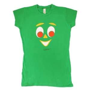  NJ Croce CH102 Gumby Face Womens Fitted T Shirt   Large 