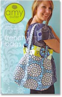 Amy Butler Frenchy Bags Purse Handbag Shoulder Bag Sewing Pattern NEW 