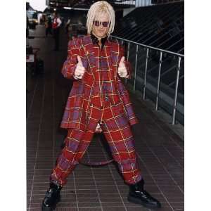 Billy Idol Leaving Heathrow Airport for Paris Where He is to Do a Show 