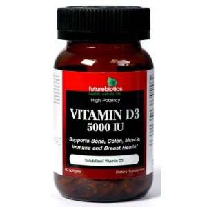  Futurebiotics  Vitamin D3 5000 IU, 90 softgels Health 