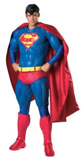   SUPERMAN ADULT COSTUME Mens Classic Comic Book Super Hero  