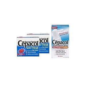  Cepacol Sore Throat Lozenges & Sore Throat Spray 