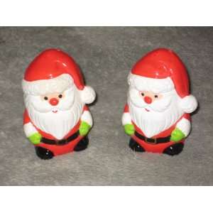  Vintage 1978 Enesco Porcelain Santa Christmas 3 Inch Salt 