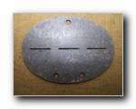 WW2 German Elite Force DOGTAG. 33 Gren. Batl. RARE Estonian 