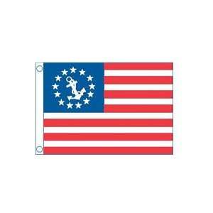  U.S. Yacht Ensign Flags 8124 16 inches x 24 inches 