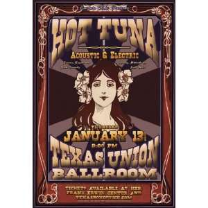  Hot Tuna Austin Texas Concert Poster 2005 MINT