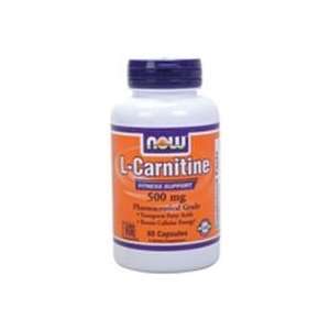 L Carnitine Tartrate ( L Carnipure ) 500 mg 60 Capsules 
