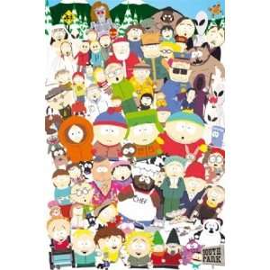 South Park Cast College Humor Cartoon TV Poster 24 x 36 inches  