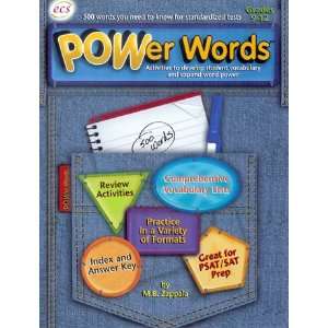 5 Pack ECS LEARNING SYSTEMS POWER WORDS GR 9 12 
