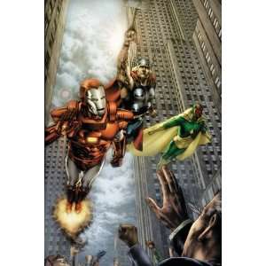    Iron Man, Thor and Vision by Jay Anacleto, 48x72