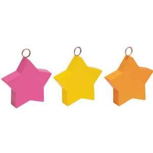  Pink Star Plastic Weight Anagram Balloons 