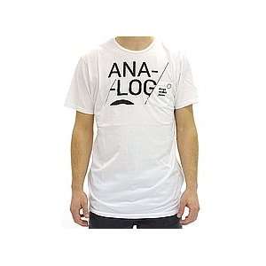  Analog Syntax Cross Pocket Tee (Optic White) XLarge   Shirts 