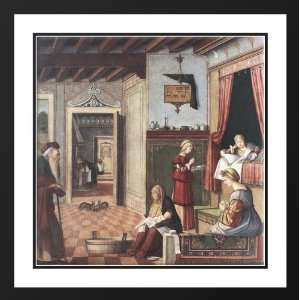  Carpaccio, Vittore 28x28 Framed and Double Matted Birth of 