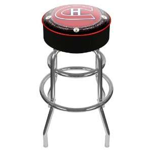  NHL Throwback Montreal Canadiens Padded Bar Stool   Game 