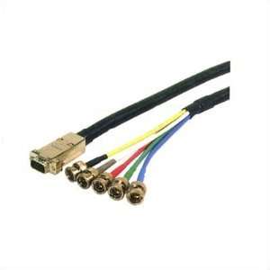   UHR HD15 Plug to 5BNC VGA Cable 50ft   VGA15P 5BP 50UHR Electronics