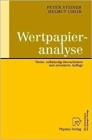 Wertpapieranalyse, (3790813028), Peter Steiner, Textbooks   Barnes 
