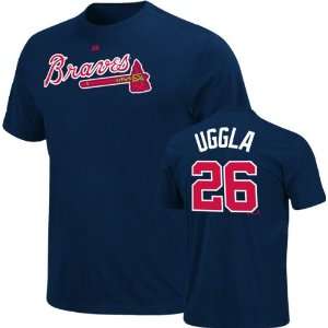  Dan Uggla Youth Majestic Player Name & Number Atlanta Braves 