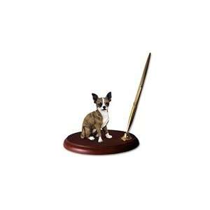  Chihuahua (brindle & white) Dog Pen Set
