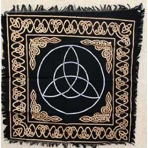  Triquetra Altar or Tarot Cloth Scarf Wiccan Wicca Pagan 