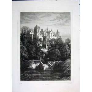  Towers Read Palmer Virginie Old Print 1882 Antique