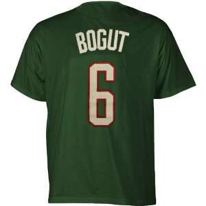  Milwaukee Bucks Andrew Bogut Name & Number T Shirt (Green 