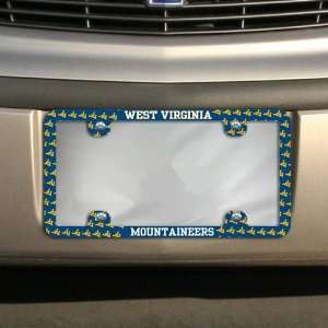  West Virginia Mountaineers Thin Rim Mini Logo License 
