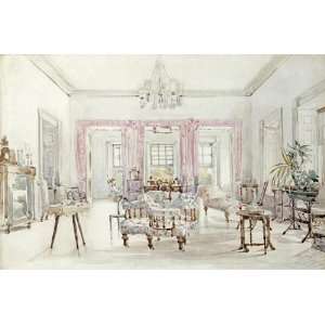  The Drawing Room of Queens House, Barbados, 1880 Arts 