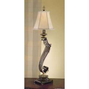  Murray Feiss 1 Bulb British Bronze Lamp