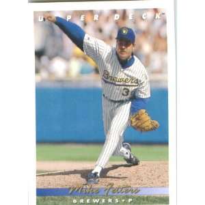  1993 Upper Deck # 193 Mike Fetters Milwaukee Brewers 