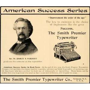  1902 Vintage Ad Antique Smith Premier Typewriter No. 2 
